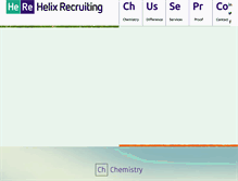 Tablet Screenshot of helixrecruiting.com